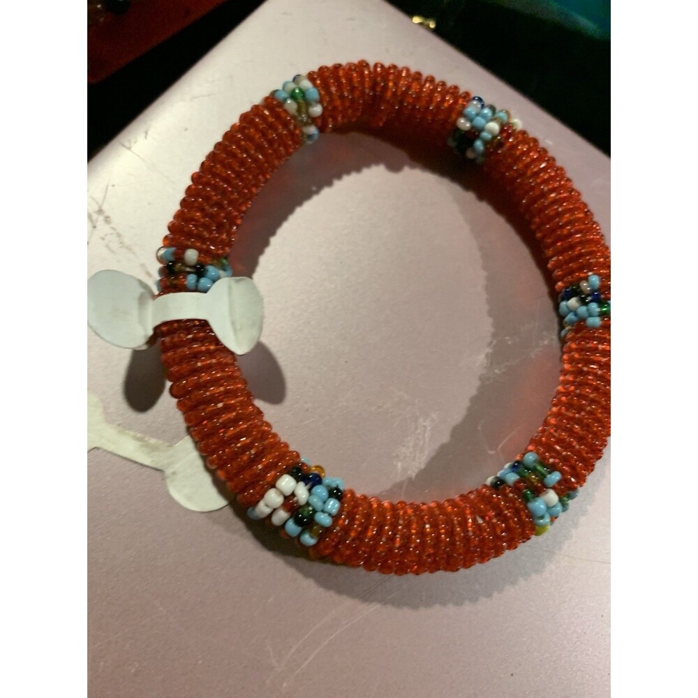 Maasai bead Bangle Bracelet Kenya African Jewelry bb 208 africa seed masi art